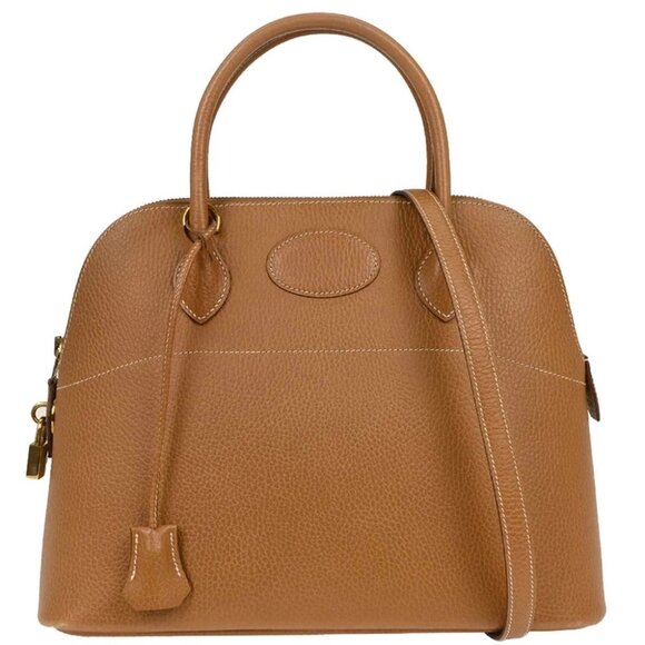 Hermes Natural Courchevel Bolide 31 2way Handbag - Picture 1 of 9